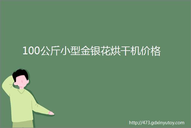 100公斤小型金银花烘干机价格